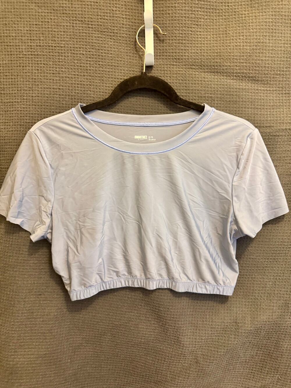 Aerie Smoothez Crop Top Bralette Blue Lion (discontinued Style)
